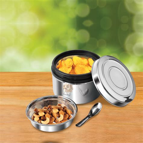 nanonine local byte stainless steel insulated lock lunch box|NanoNine Local Byte Double Wall Insulated Stainless Steel .